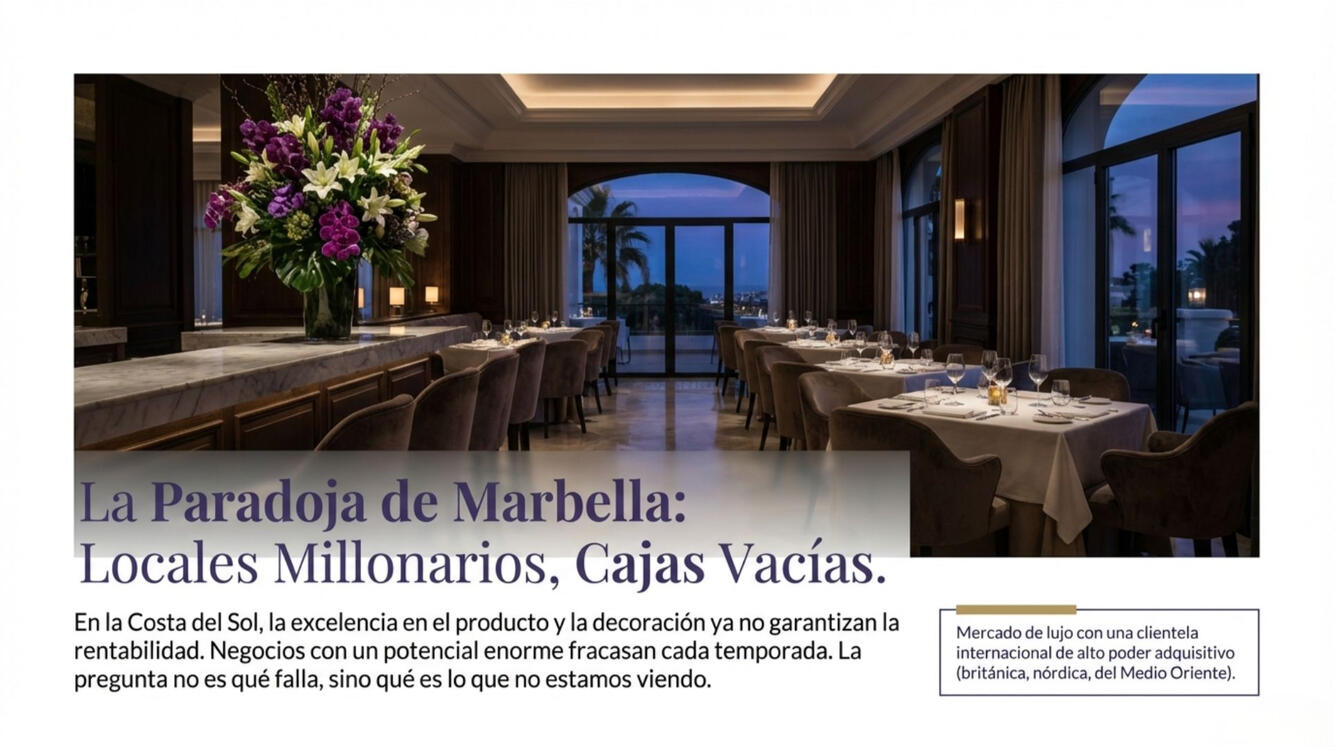 Activos de prestigio con estructuras de supervivencia. La estética no garantiza el flujo de caja.